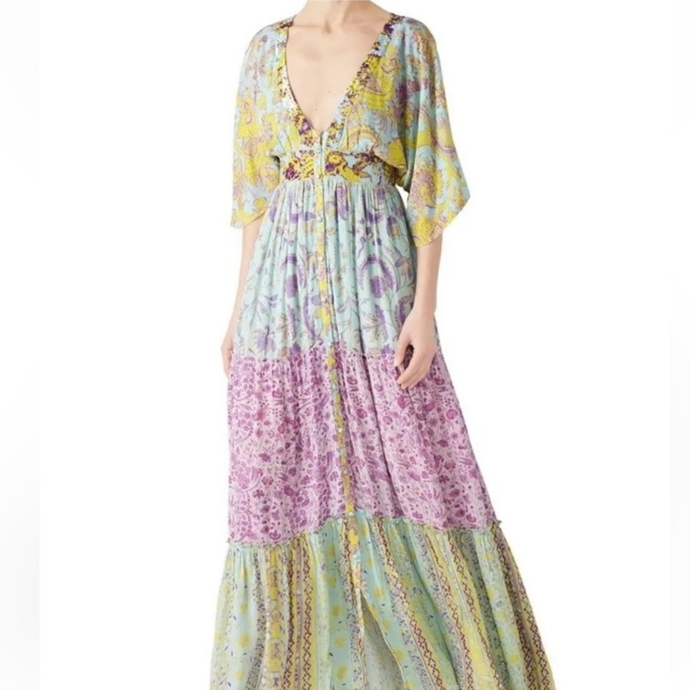 Hemant & Nandita multi color maxi dress - Picture 2 of 6